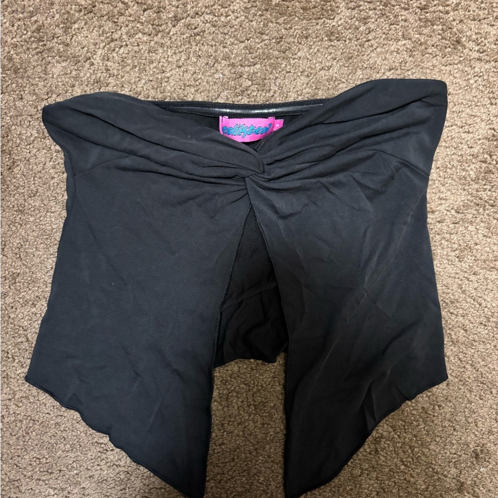 Edikted Black Women's party top